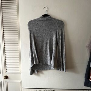Promesa gray cowl neck